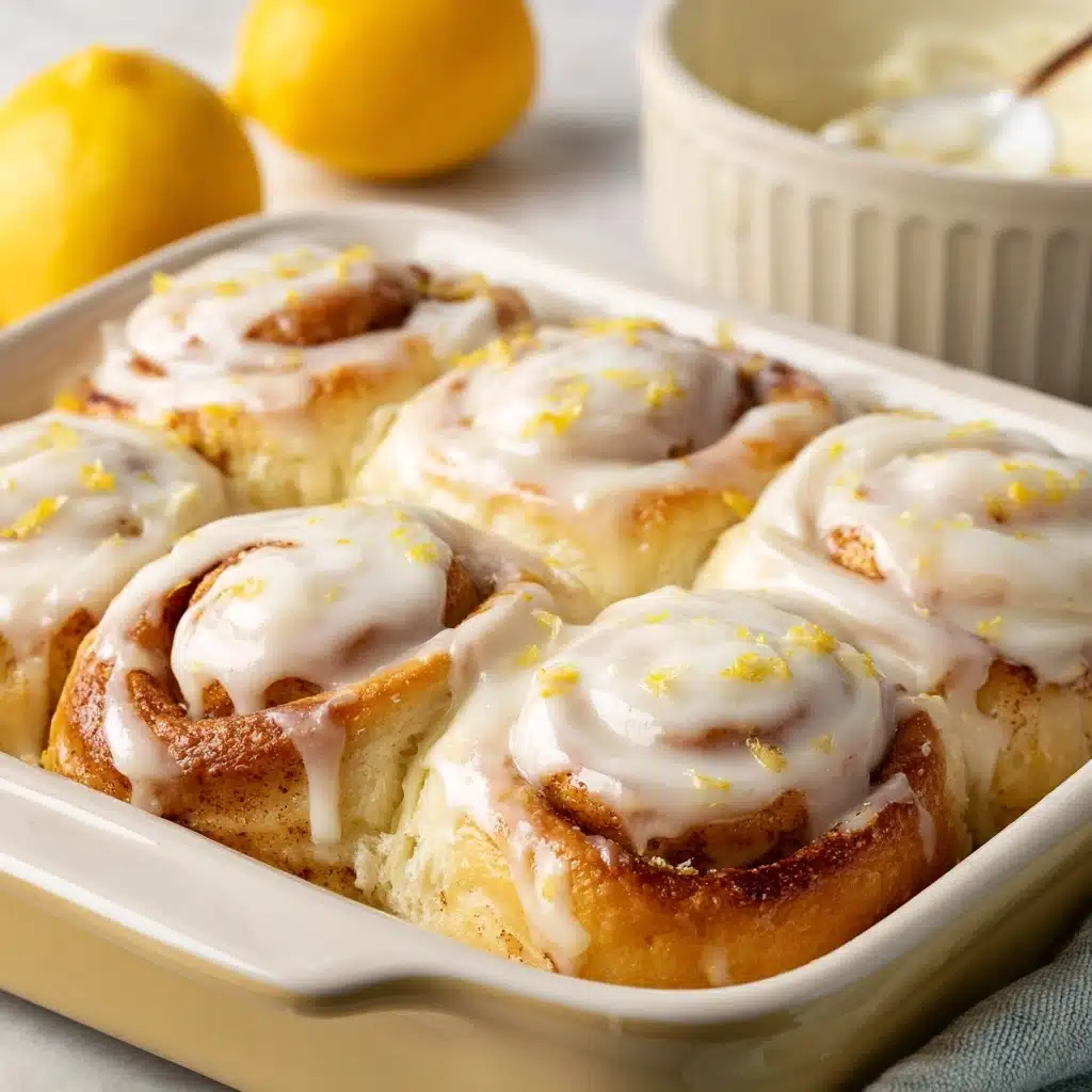 Gluten Free Lemon Rolls - Recipe Image