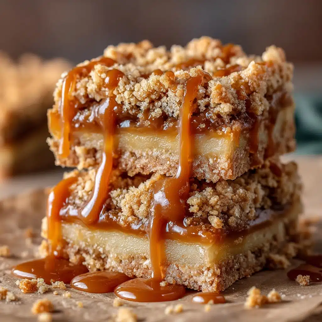 Caramel Apple Crumble Bars Recipe - Recipe Image