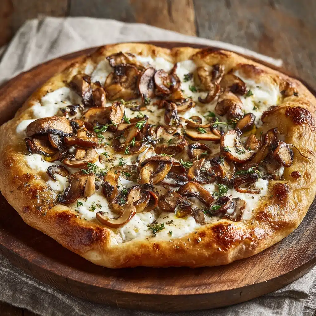Truffle Mushroom Pizza Recipe - Recipe Image