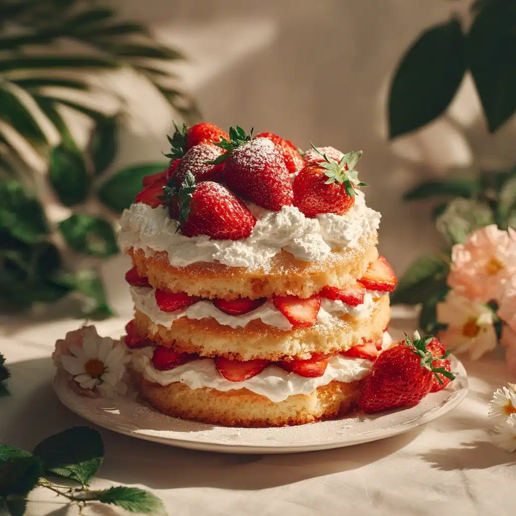 Strawberry Basil Vegan Cheesecake (grain-free) Recipe - Recipe Image