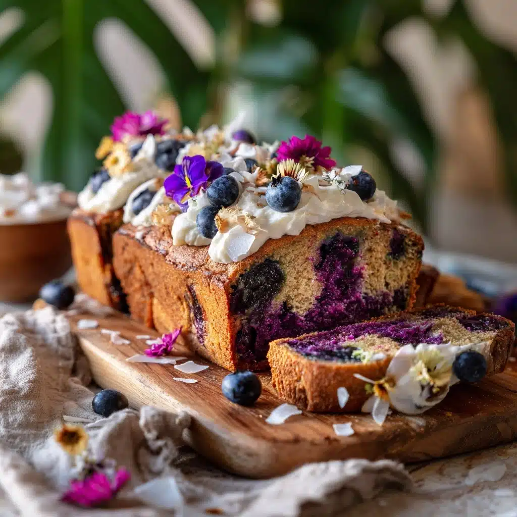Blueberry Banana Bread (vegan & gluten-free) Recipe - Recipe Image
