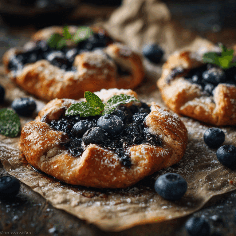Mini Blueberry Galettes Recipe
