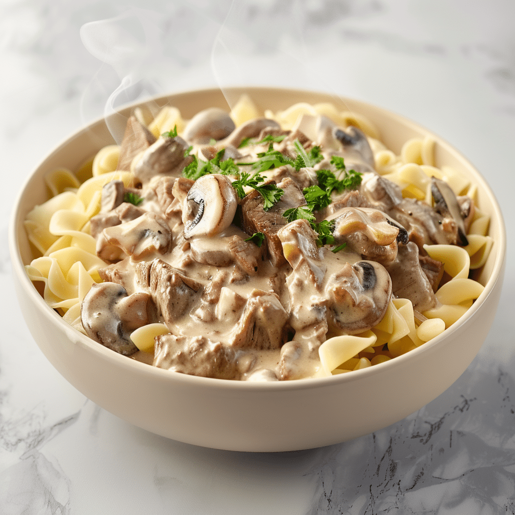 One Pot Beef Stroganoff Recipe - Recipe Image