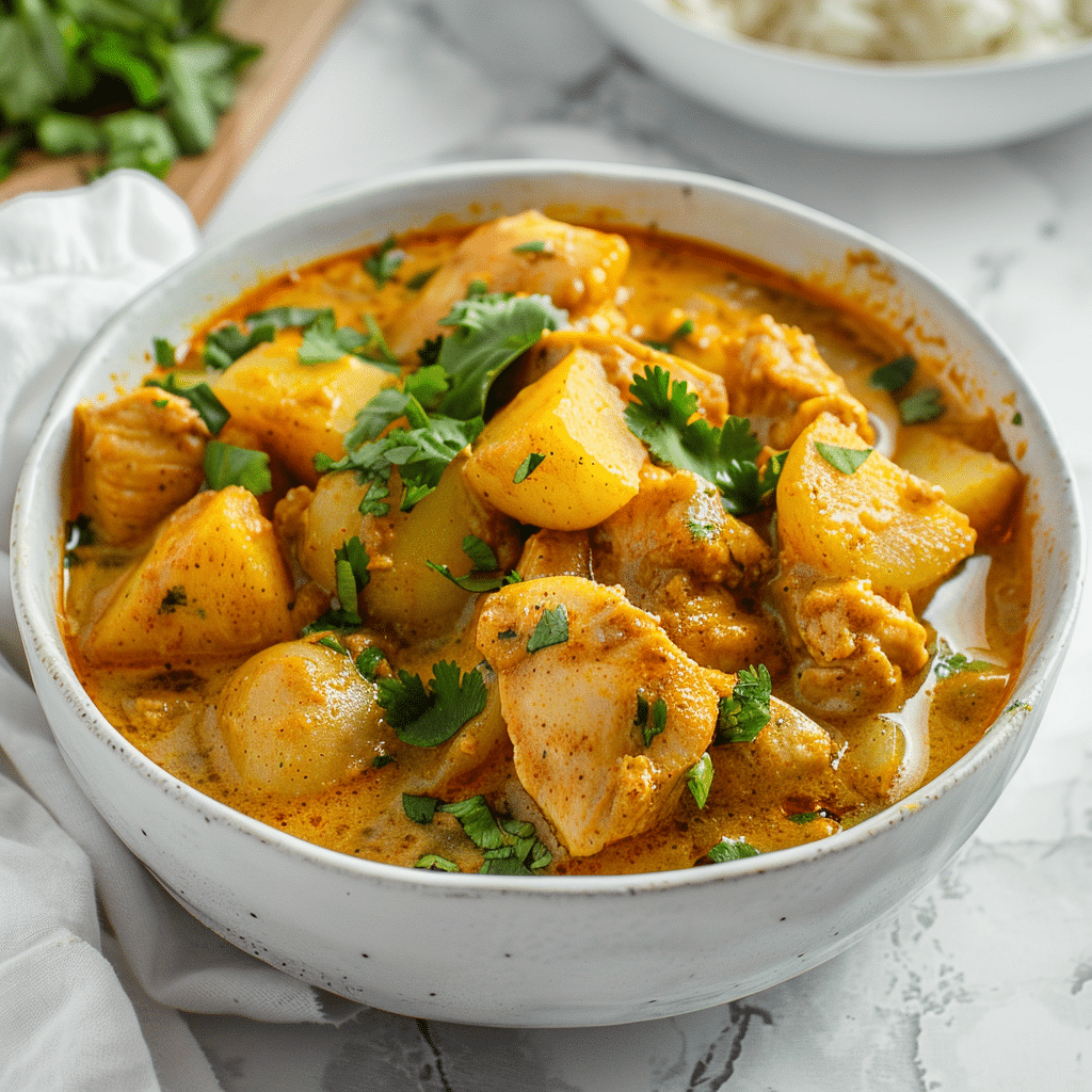 chicken and Potato Curry Recipe - Recipe Image
