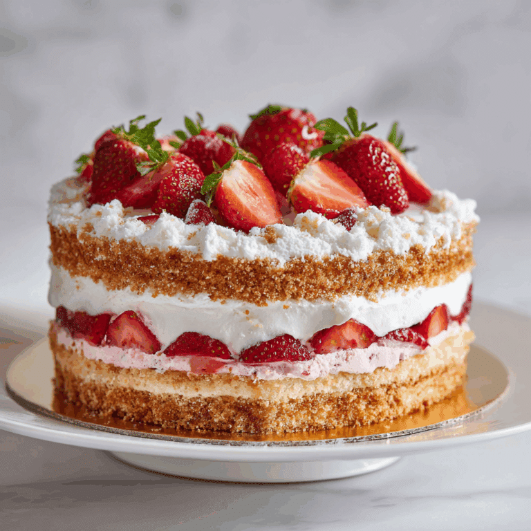 Strawberry Layer Dream Cake Recipe