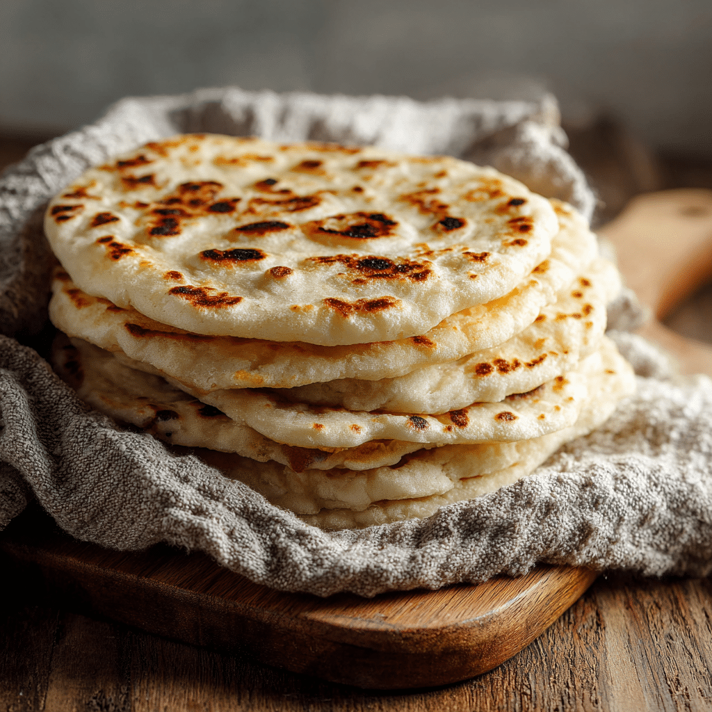 Flatbread with Yogurt (Quick No-Yeast) Recipe - Recipe Image