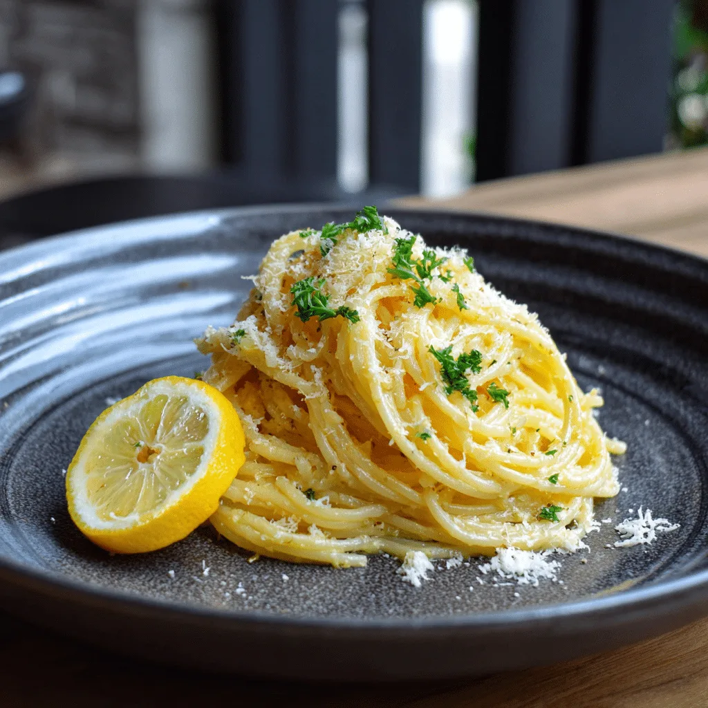 Lemon Garlic Pasta Recipe