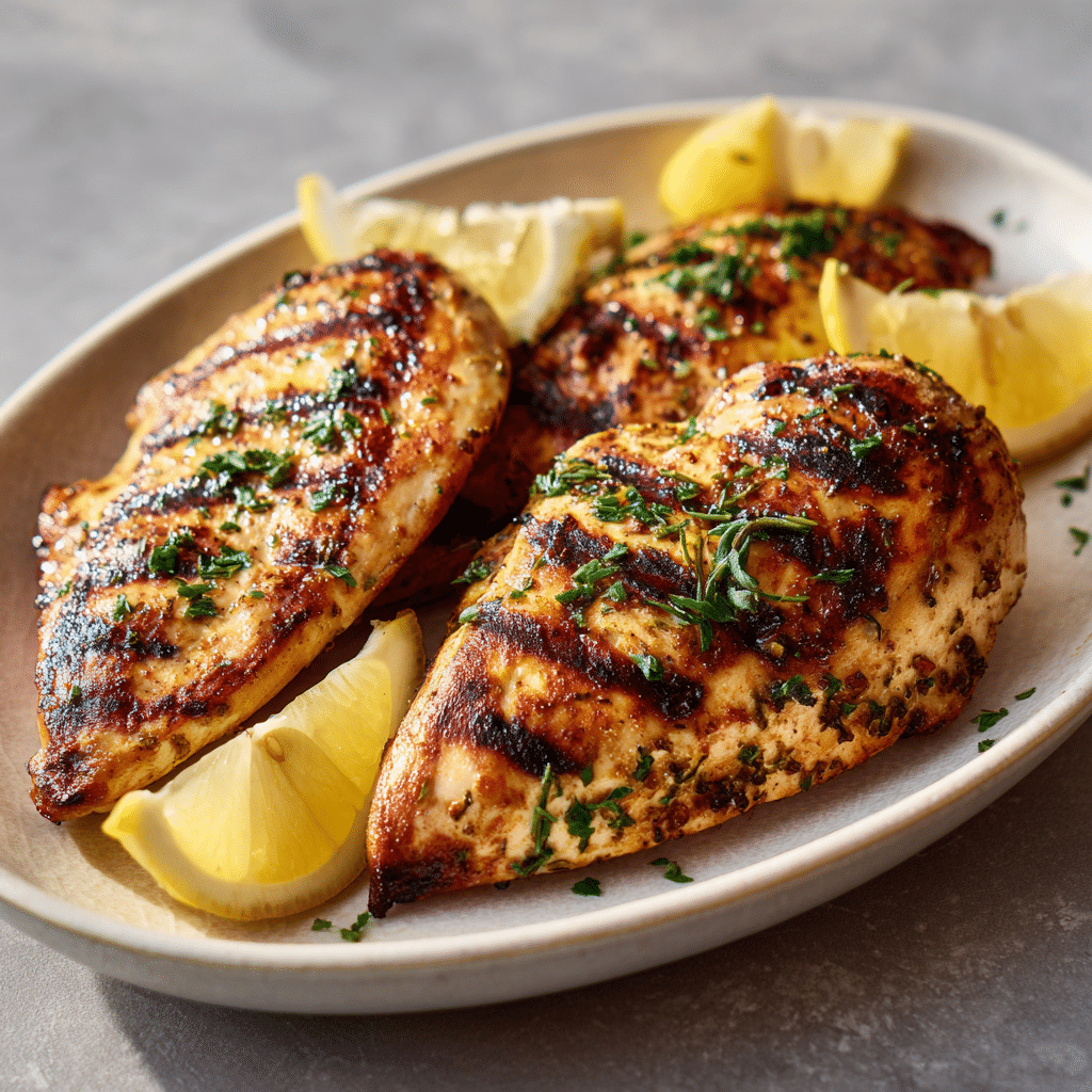 Lemon Garlic Grilled Chicken Recipe