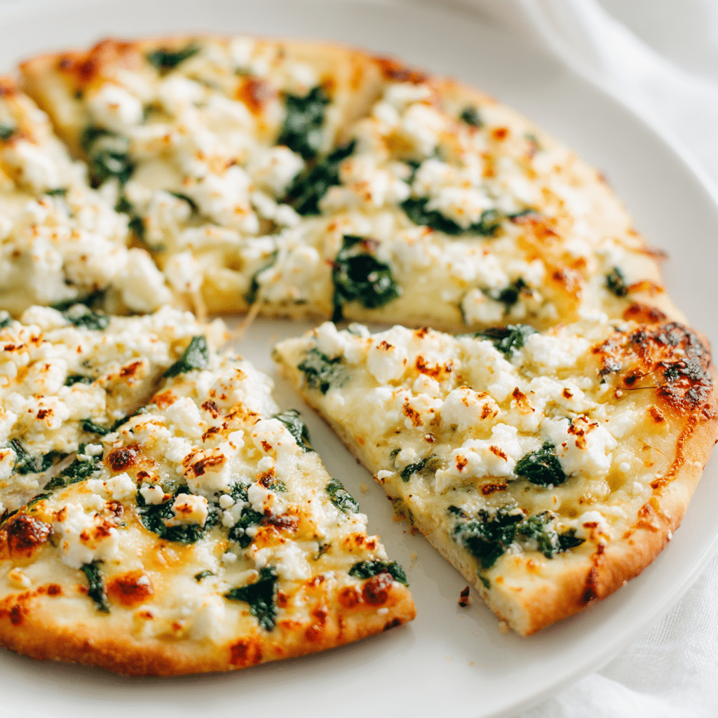 Spinach & Feta Pizza Recipe