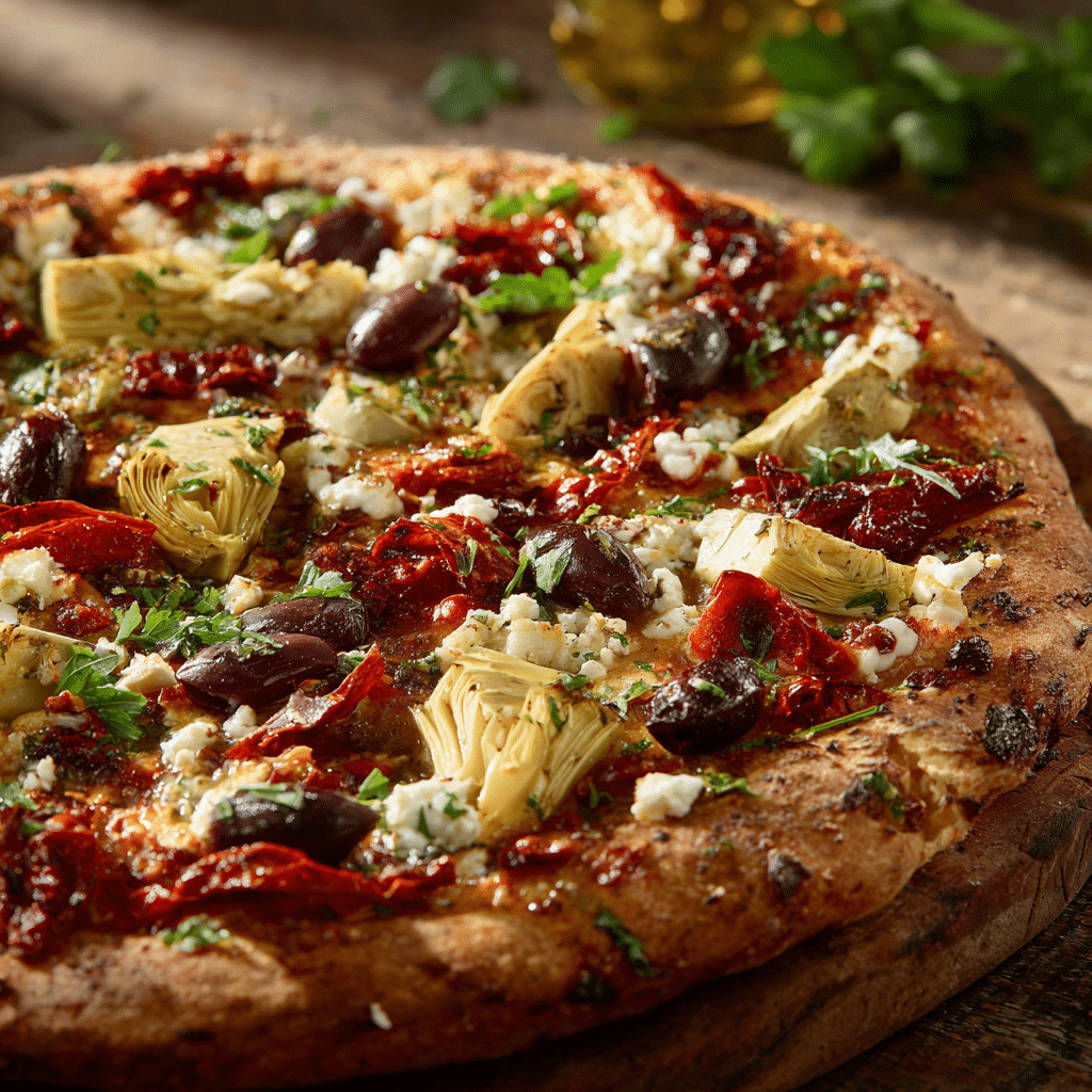 Mediterranean Pizza Recipe - Recipe Image