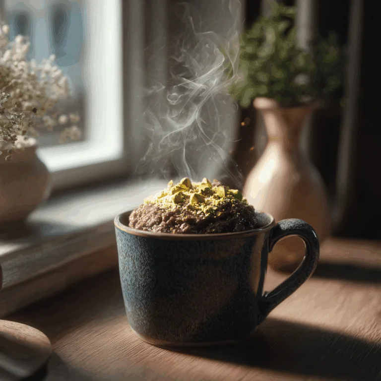 Dubai Chocolate Mug Cake