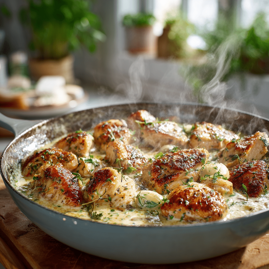 Creamy Garlic Chicken - Recipe Image