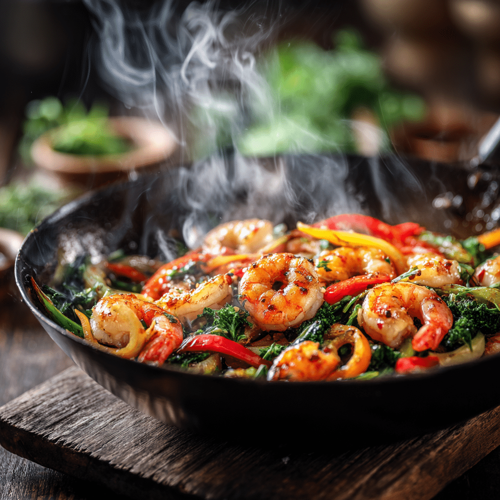 Spicy Shrimp Stir-Fry - Recipe Image