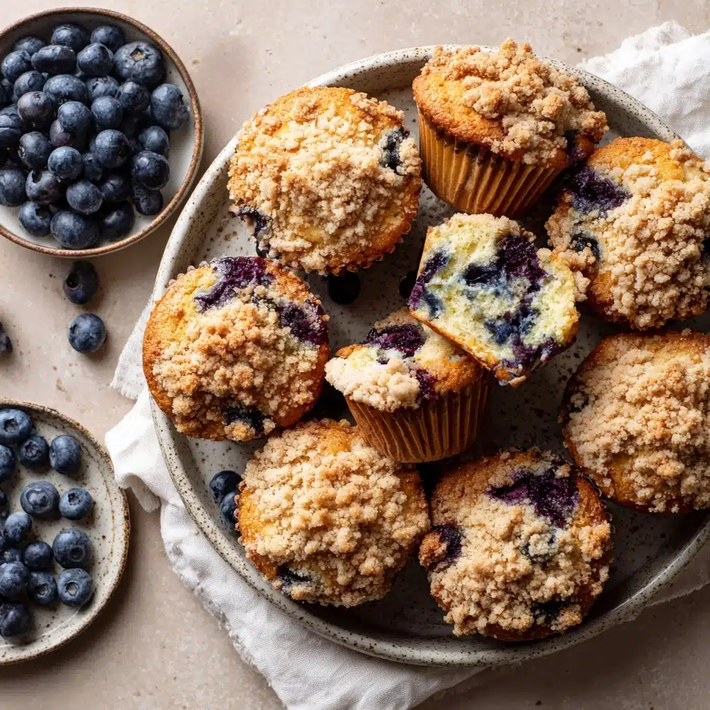 Bakery Style Blueberry Muffins Recipe - Recipe Image