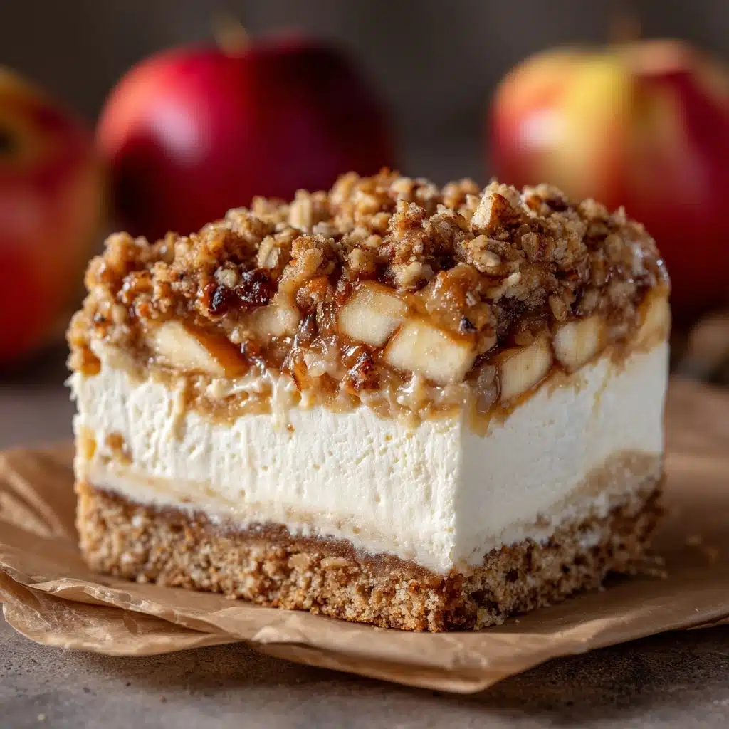 Apple Crumble Cheesecake Recipe - Recipe Image