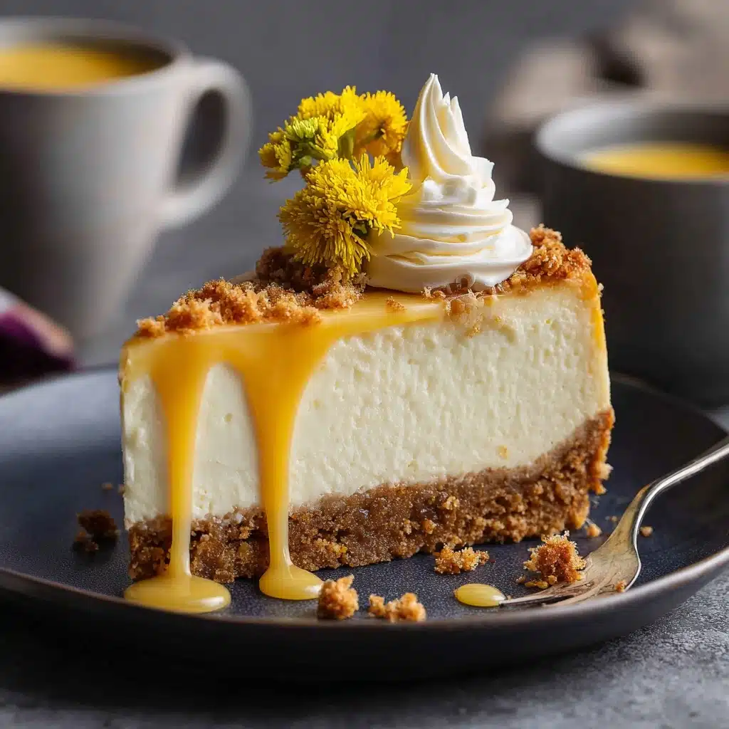 Hufflepuff Butterbeer  Cheesecake with Honey Caramel Drizzle
 - Recipe Image