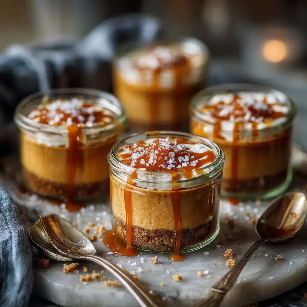 Salted Caramel Pumpkin Cheesecake Cups Recipe - Recipe Image
