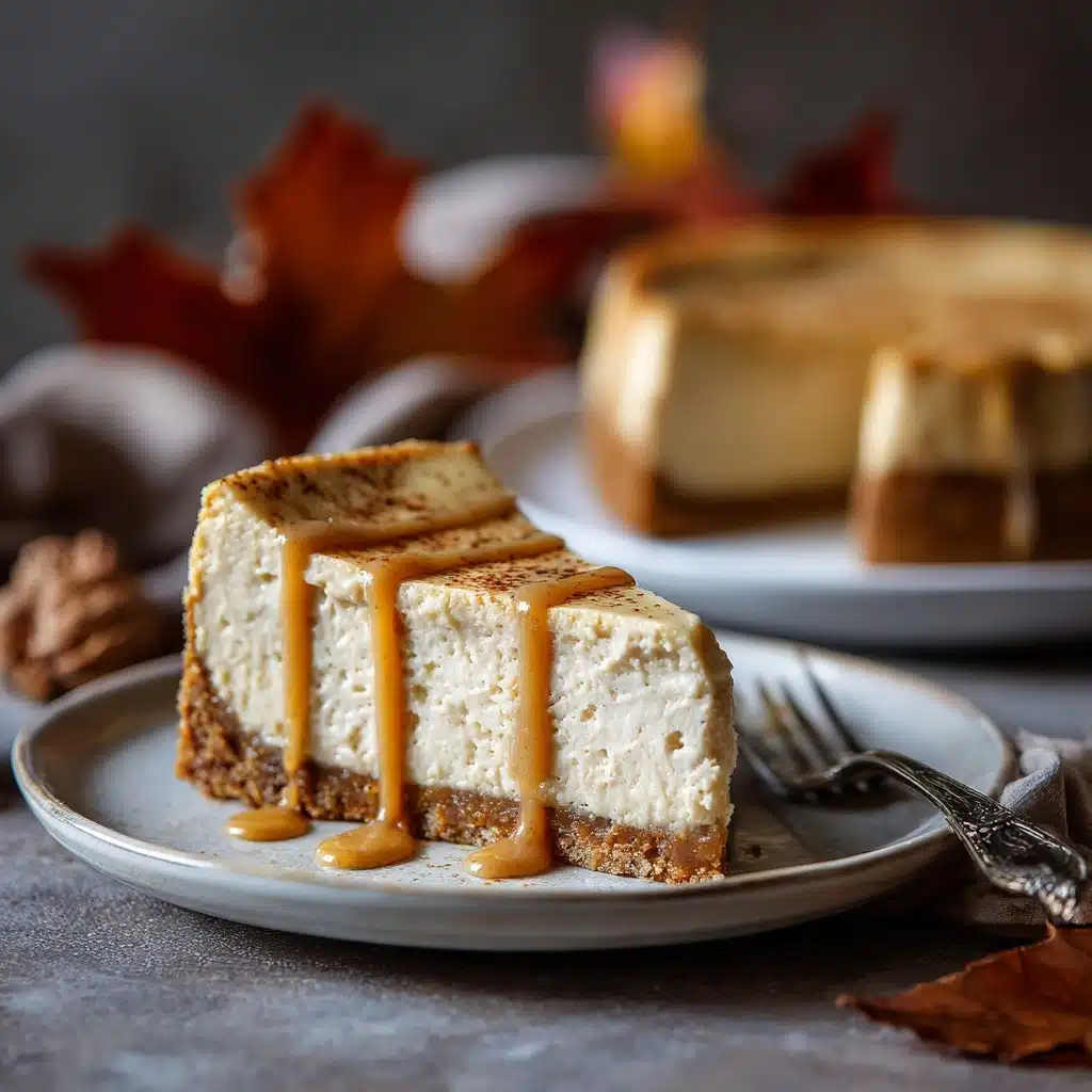 Maple Pumpkin Cheesecake Recipe - Recipe Image