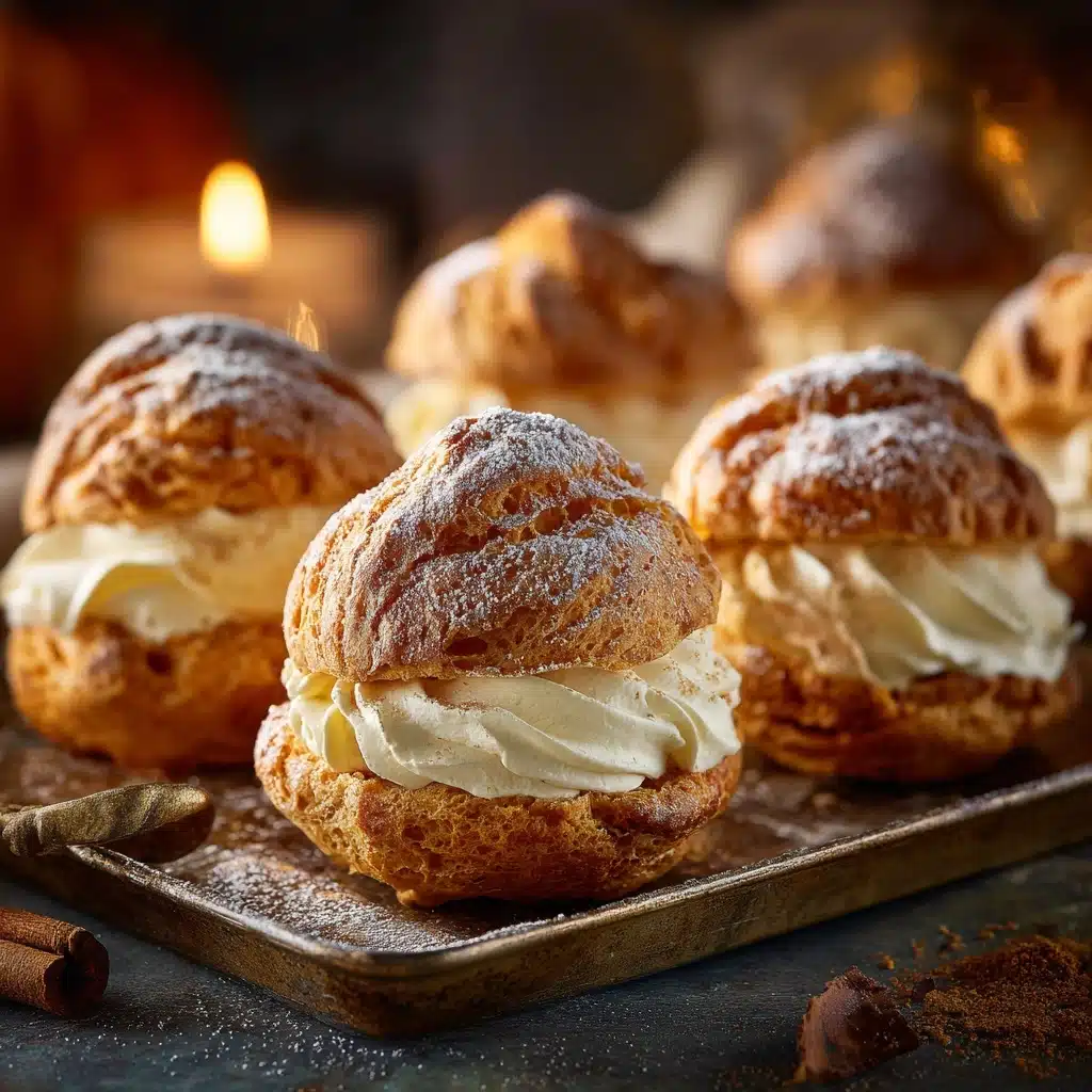 Pumpkin Spice Cream Puffs Recipe