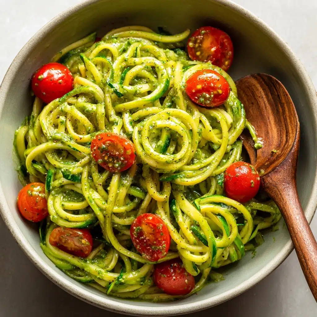 Zucchini Noodle Pesto Bowl Recipe