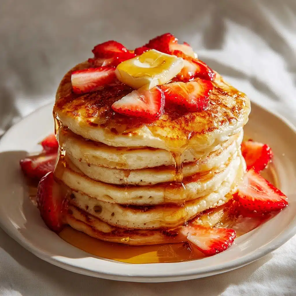 Strawberry Ricotta Pancakes Recipe - Recipe Image