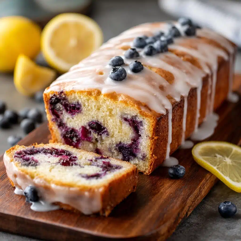 Lemon Blueberry Loaf Recipe - Recipe Image