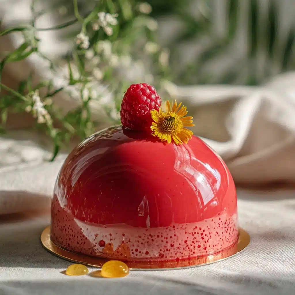 Honey and Raspberry Entremet Recipe - Recipe Image