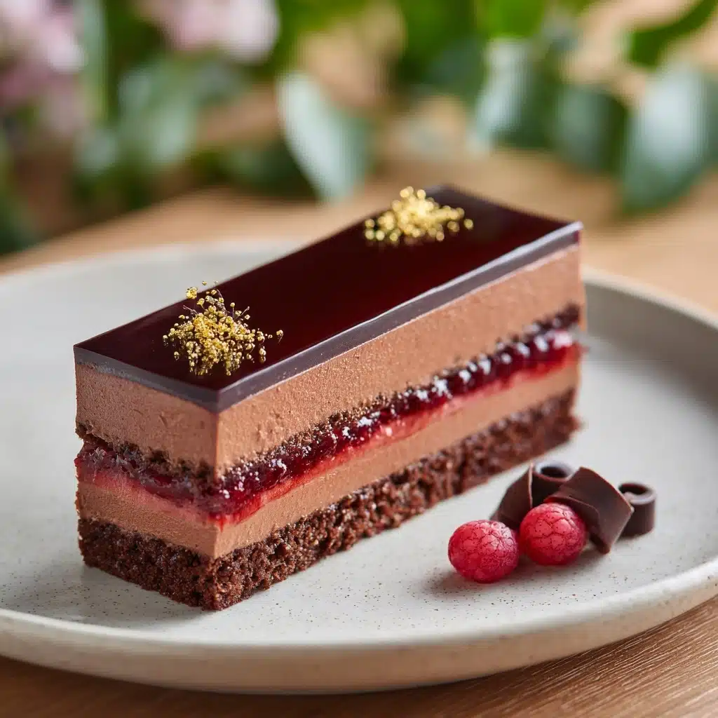 Chocolate Raspberry Entremet Recipe - Recipe Image