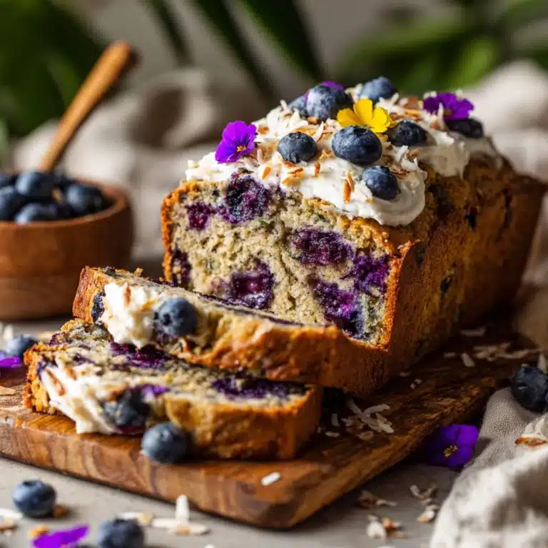 Blueberry Banana Bread (vegan & gluten-free) Recipe