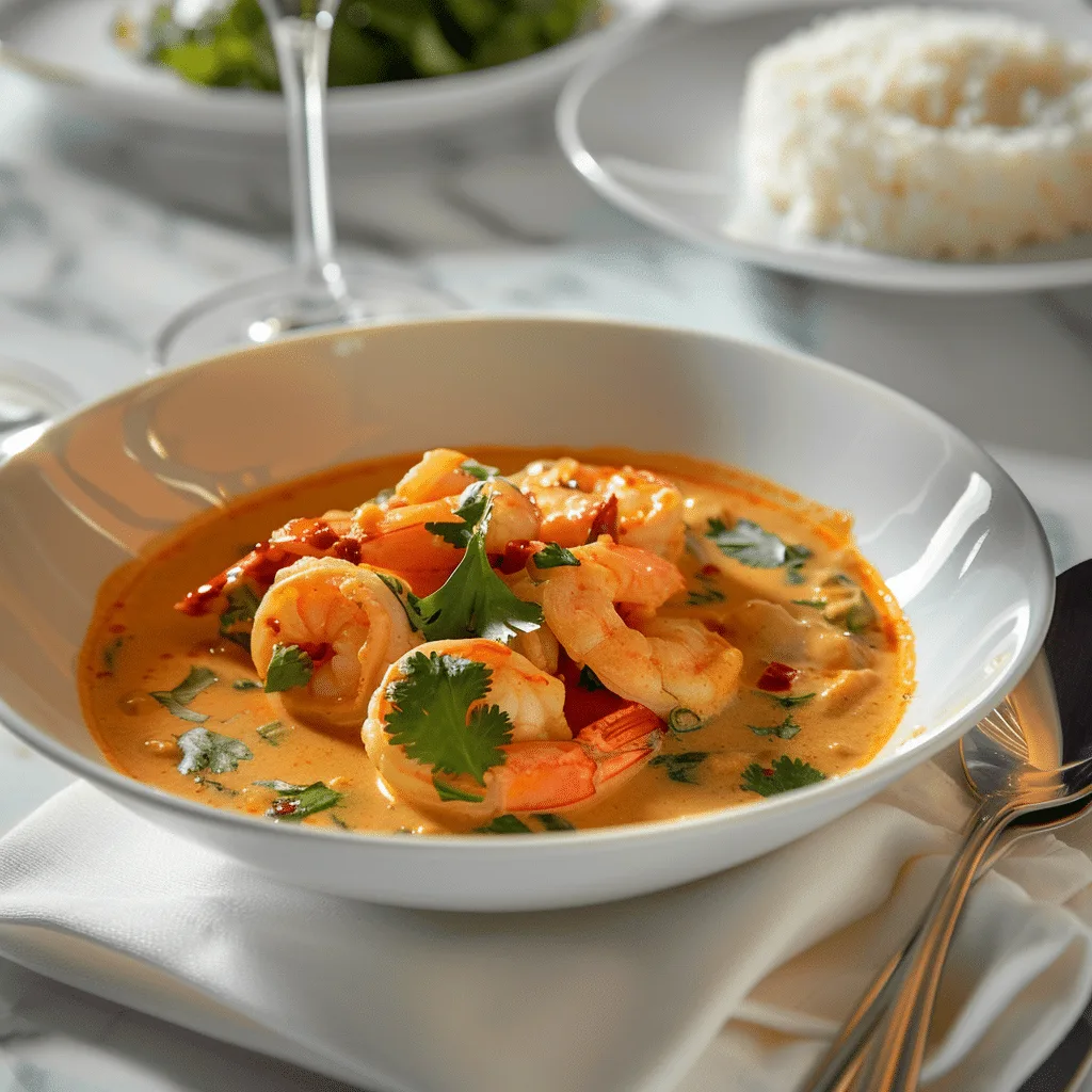 Coconut Shrimp Curry Recipe - Recipe Image