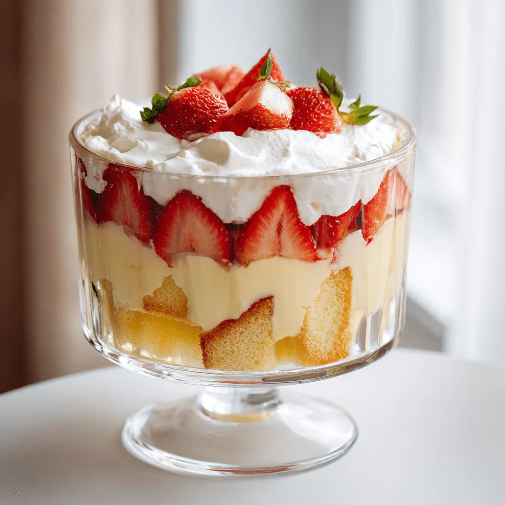 Strawberry Trifle Delight Recipe - Recipe Image