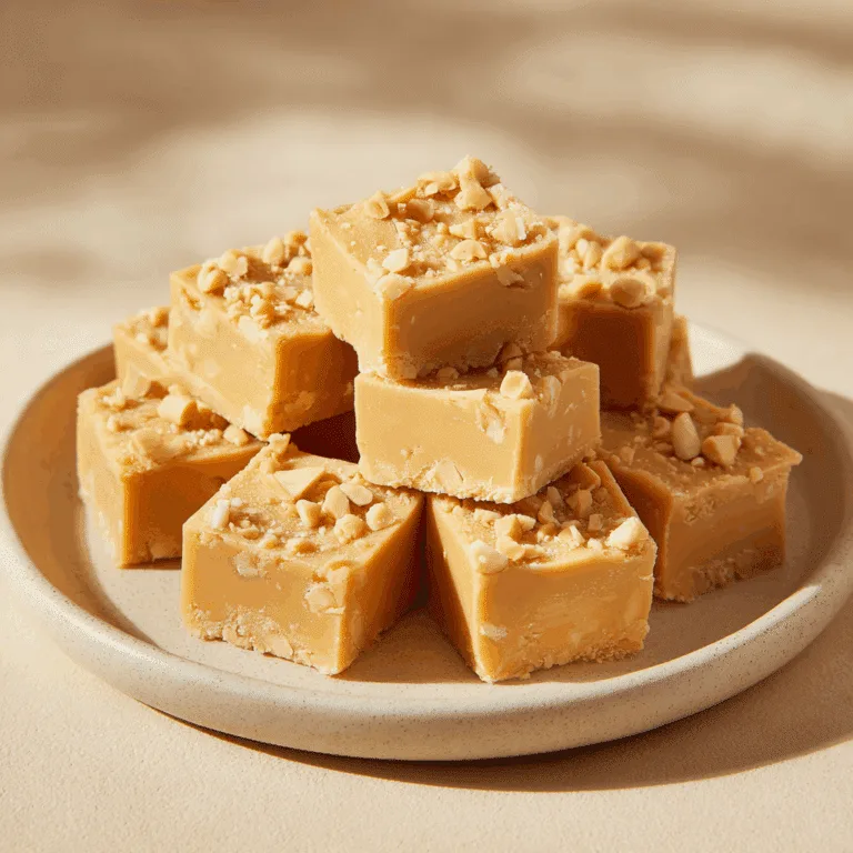 Creamy Peanut Butter Fudge (Low Sugar Version) Recipe