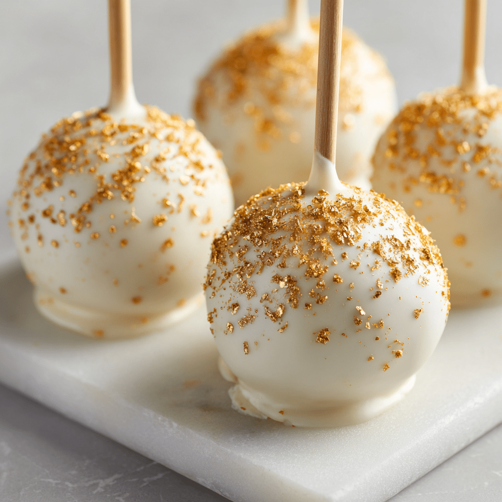 Golden Funfetti Cake Pops (Luxury Edition) Recipe