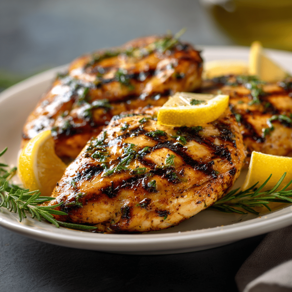 Lemon Garlic Grilled Chicken Recipe - Recipe Image