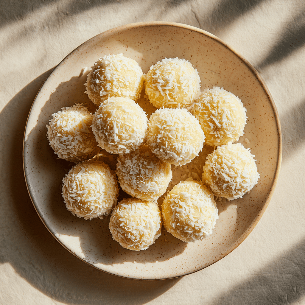 Lemon Coconut Energy Balls Recipe