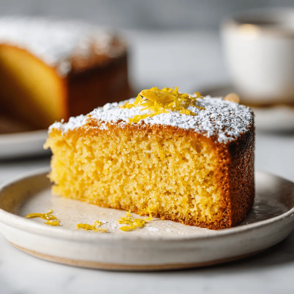 Lemon Olive Oil Cake Recipe