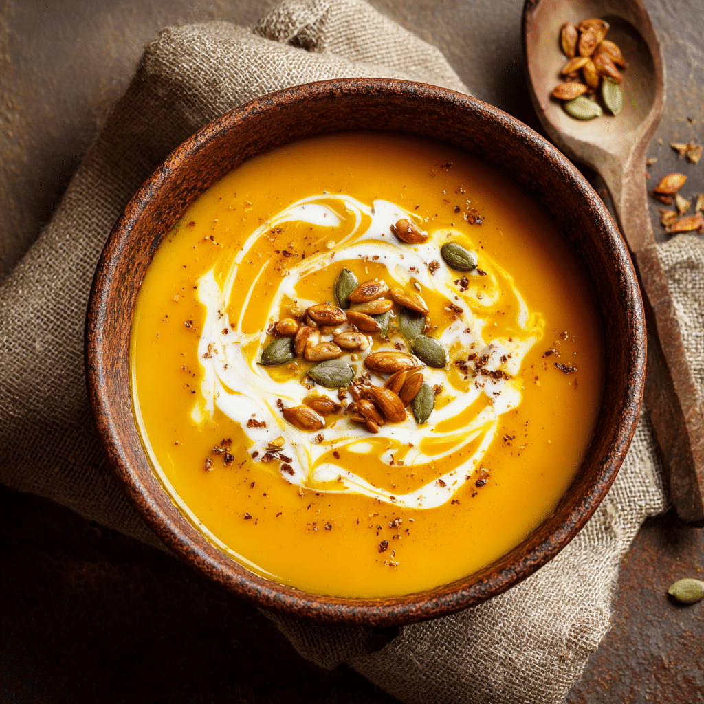 Roasted Pumpkin Soup Recipe - Recipe Image