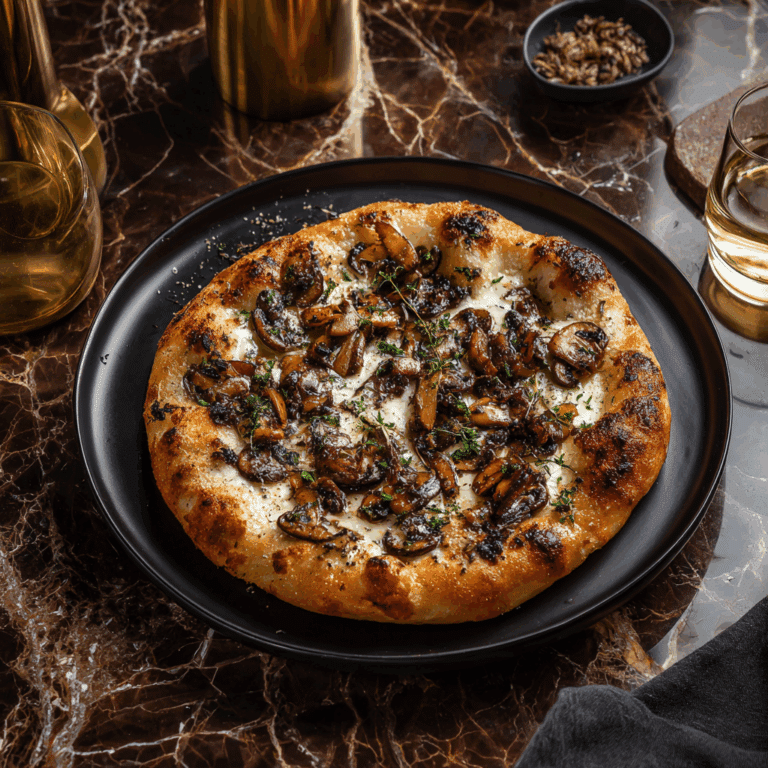 Mushroom Truffle Pizza Recipe
