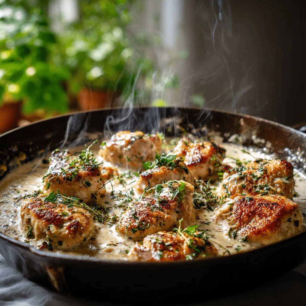 Creamy Garlic Chicken