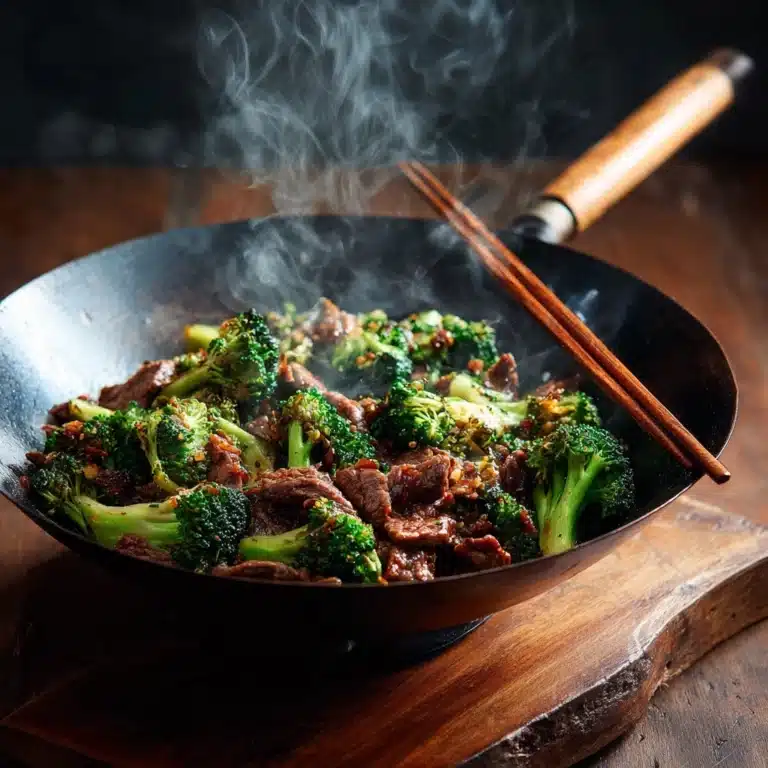 Beef Stir-Fry with Broccoli & Ginger-Soy Sauce Recipe