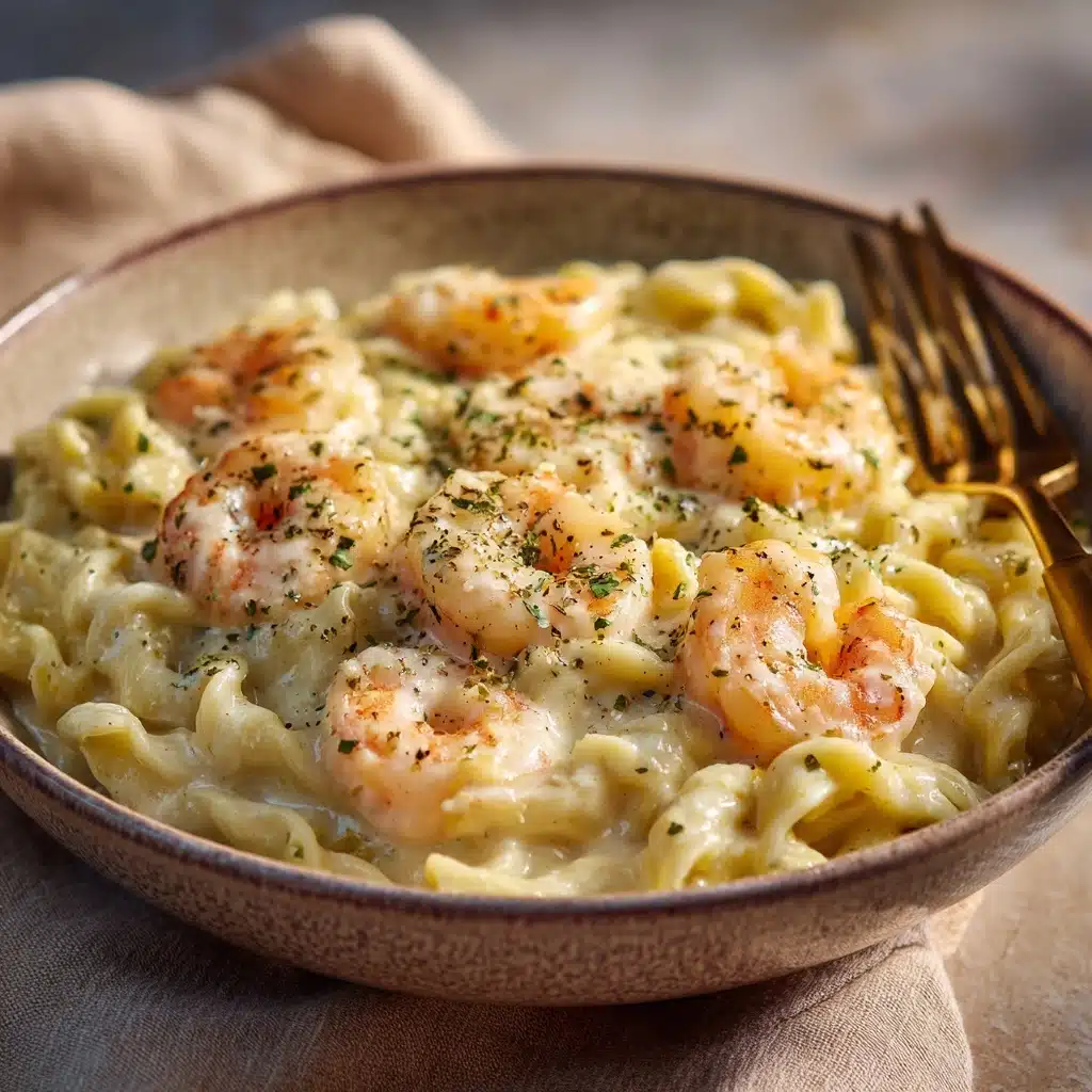 Creamy Shrimp Alfredo Pasta Recipe - Recipe Image