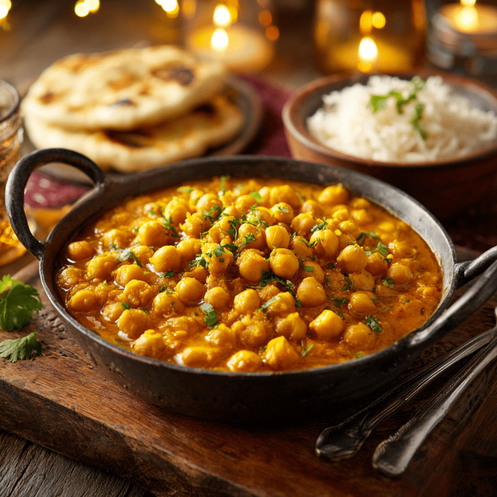 Vegetarian Chickpea Curry Recipe - Recipe Image