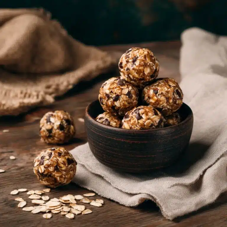 No-Bake Chocolate Oat Energy Bites Recipe