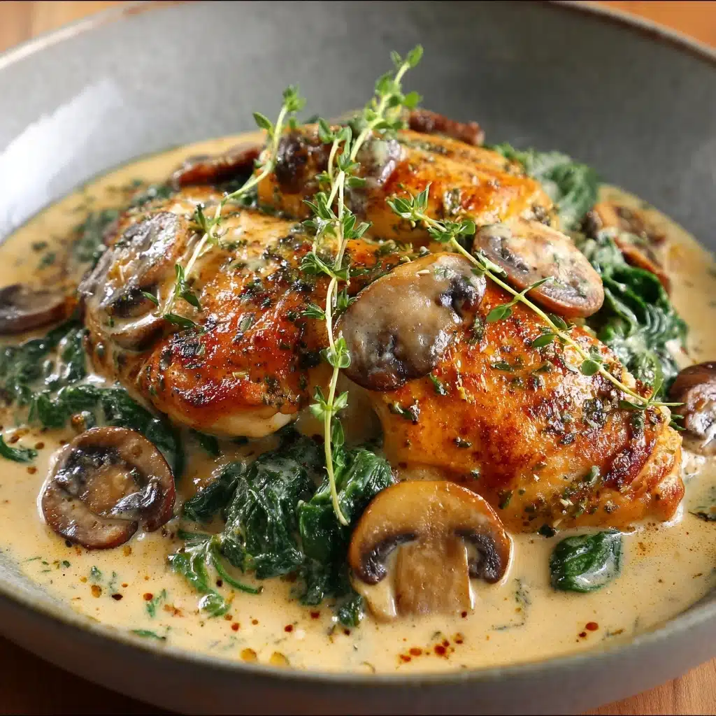 Creamy Mushroom Chicken Recipe