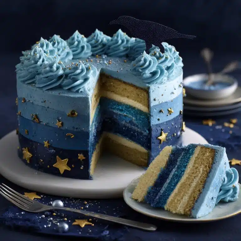 Homemade Ravenclaw’s Layer Cake