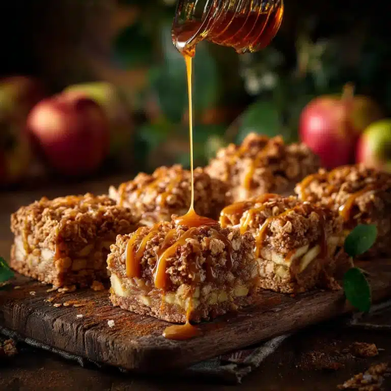 Caramel Apple Crumble Bars Recipe