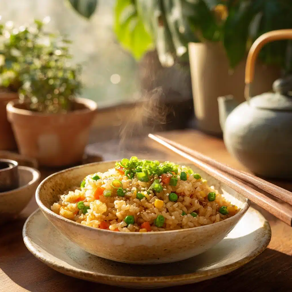 Japanese Chahan or Fried Rice Recipe - Recipe Image