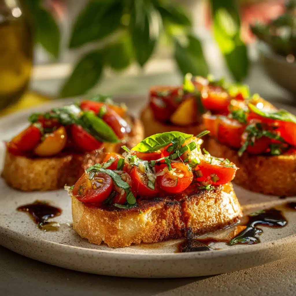 Roasted Garlic and Tomato Bruschetta Recipe - Recipe Image