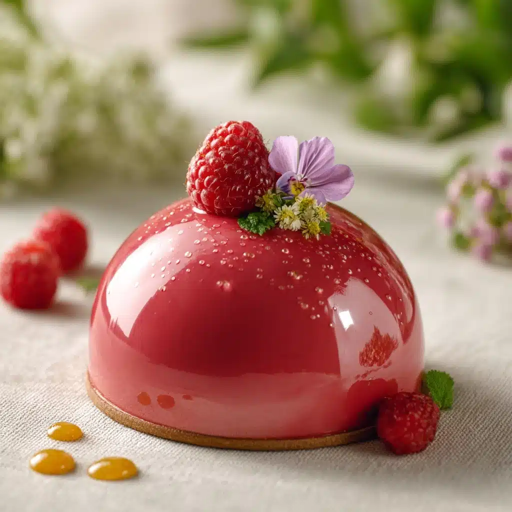 Honey and Raspberry Entremet Recipe - Recipe Image
