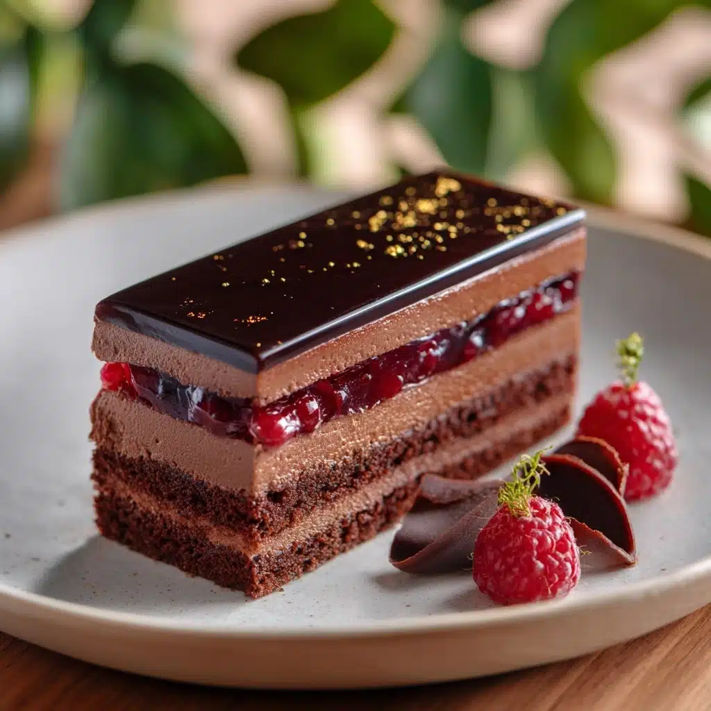 Chocolate Raspberry Entremet Recipe - Recipe Image
